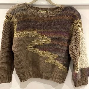 Vintage Sweater with Shoulder Pads